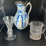 Antique Pitcher And Glasses - thumbnail 1 of 22