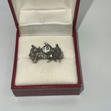 Silver Cuff Bracelet And Fish Ring - thumbnail 3 of 12