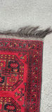 Afghan Agcha Wool Rug Floral Rug - thumbnail 9 of 10
