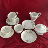 Teacup And Saucers And Cream And Sugar - thumbnail 1 of 15