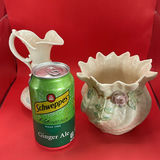 Belleek Vase And Ewer - thumbnail 3 of 12
