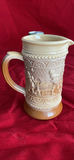 Vintage Chocolate Slag Glass Steins, Pitcher and Spooner - thumbnail 13 of 14