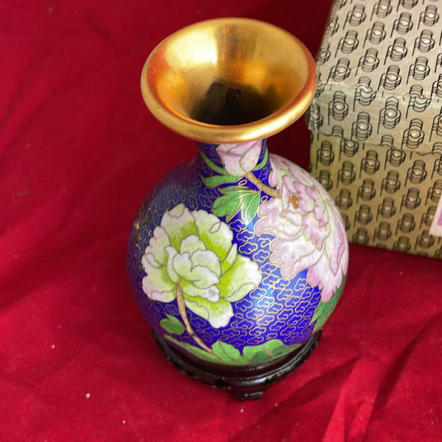 Chinese Cloisonne Enamel Pieces - image 3 of 12