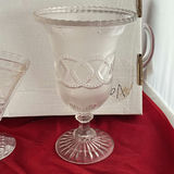 Edinburgh Crystal Thistle Vase, Lead Crystal Fan Vase And An Antique Celery Frosted Vase - thumbnail 3 of 15