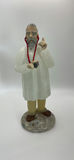 Vintage Bohemian Art Glass Figurine of a Doctor - thumbnail 1 of 8