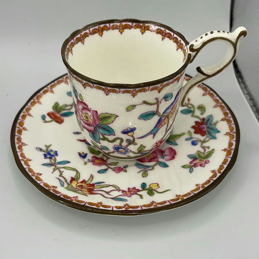 Lot of 4 Vintage & Antique Fine Porcelain Demitasse Sets - English & European Fine China - image 12 of 20