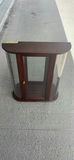 Wood and Glass Curio Display Cabinet - thumbnail 1 of 6