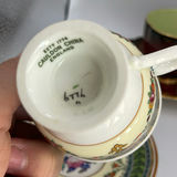 Lot of 4 Vintage & Antique Fine Porcelain Demitasse Sets - English & European Fine China - thumbnail 3 of 20
