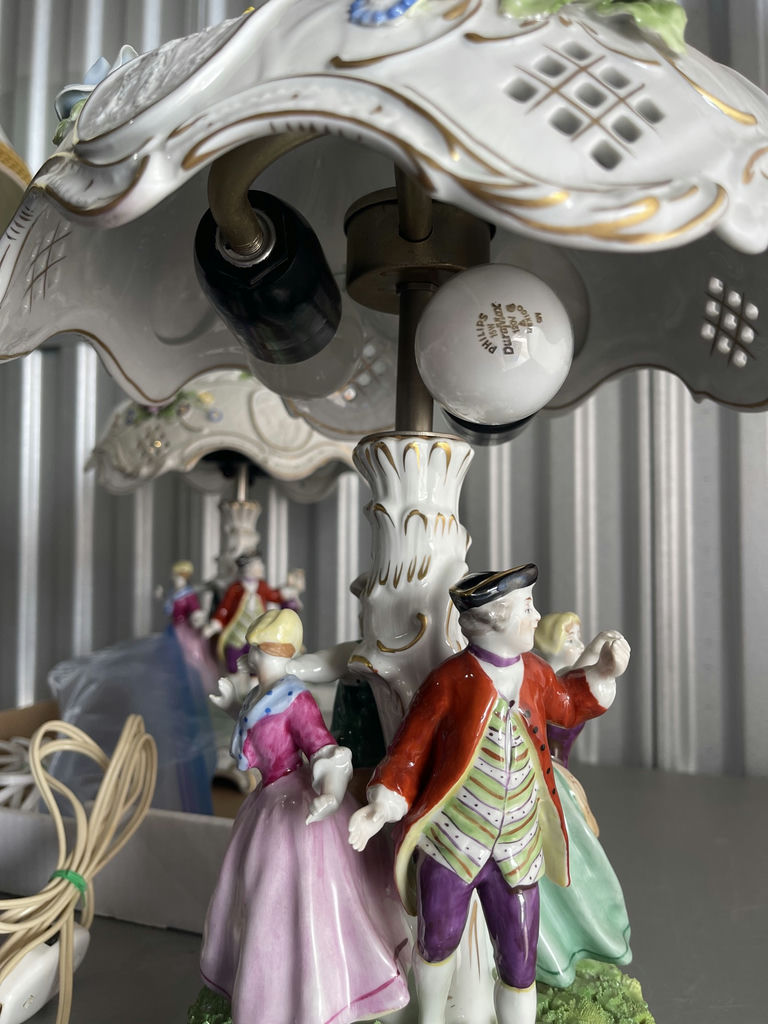 Pair Of MCM Dresden Lamps - image 15 of 23