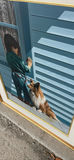Daniel Plante 1991 Oil Painting “Gabriel & Riki” - thumbnail 5 of 13