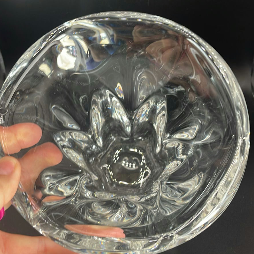Val St. Lambert Vamp Clear Glass Decorative Bowl/Vase - image 4 of 7