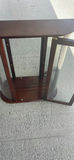 Wood and Glass Curio Display Cabinet - thumbnail 4 of 6