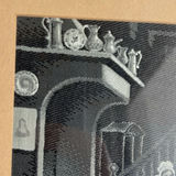 French Silk Tapestry By A. Perez, Petit Point Needlepoint And Metal Picture Frame - thumbnail 15 of 21