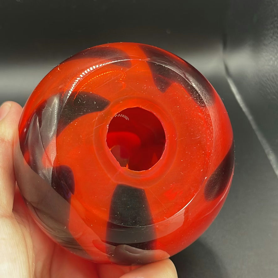 Royal Doulton Flambe Duck and Red Glass Paperweight - image 3 of 9
