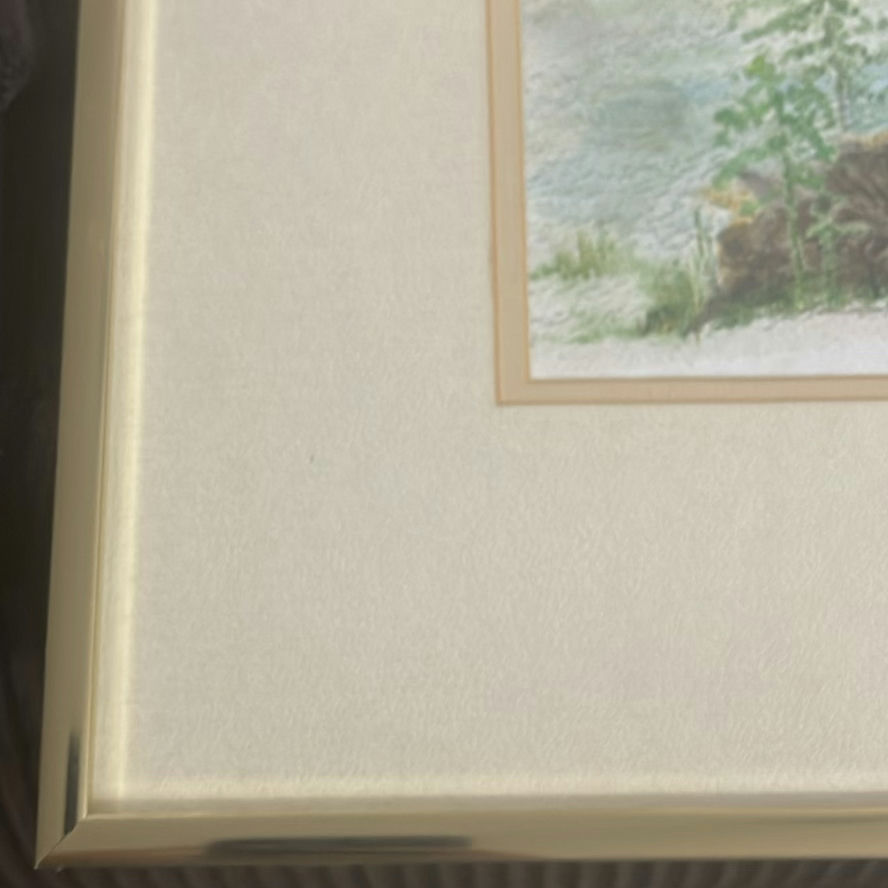 Lake Picard Dog Days Of Summer 2006 Watercolour Landscape - image 2 of 9