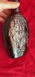 St Clair Amber Glass Bottle And Glass Vase/Goblet With Hearts - thumbnail 6 of 9
