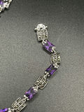 Purple Gem Silver bracelet - thumbnail 4 of 8