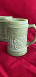 Slag Glass Beer Steins And Pitcher Stein - thumbnail 7 of 16