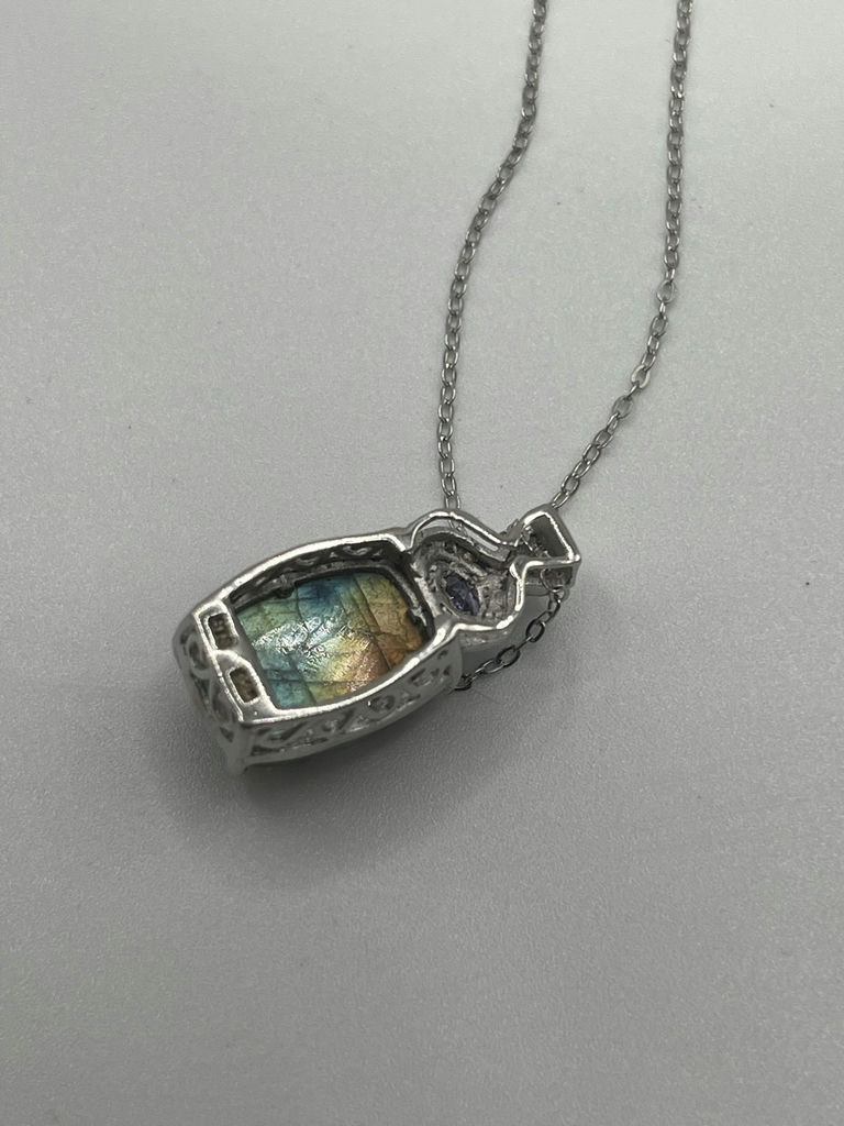 Chrysos 925 Silver Necklace And Pendant - image 5 of 13