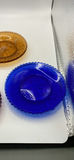 Blue Slag Milk Glass Steins And Pairpoint Plates - thumbnail 11 of 12