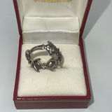 Silver Cuff Bracelet And Fish Ring - thumbnail 5 of 12