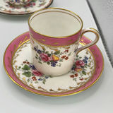 Lot of 4 Vintage & Antique Fine Porcelain Demitasse Sets - English & European Fine China - thumbnail 7 of 20
