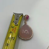 Rose Gold Plated 925 Silver And Rose Quartz Set - thumbnail 6 of 13