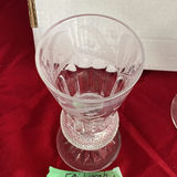 Edinburgh Crystal Thistle Vase, Lead Crystal Fan Vase And An Antique Celery Frosted Vase - thumbnail 13 of 15