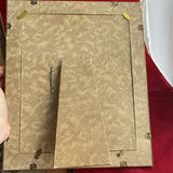 French Silk Tapestry By A. Perez, Petit Point Needlepoint And Metal Picture Frame - thumbnail 5 of 21