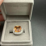 Silver And Citrine Ring - thumbnail 2 of 10