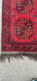 Afghan Agcha Wool Rug Floral Rug - thumbnail 7 of 10