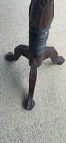 Carved Wooden Pedestal Plant Stand - thumbnail 5 of 6