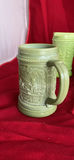 Slag Glass Beer Steins And Pitcher Stein - thumbnail 4 of 16