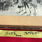 French Silk Tapestry By A. Perez, Petit Point Needlepoint And Metal Picture Frame - thumbnail 13 of 21