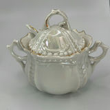Antique Mustard Pots (7) And Sterling Spoon - thumbnail 13 of 27