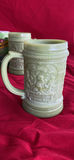 Slag Glass Beer Steins And Pitcher Stein - thumbnail 8 of 16