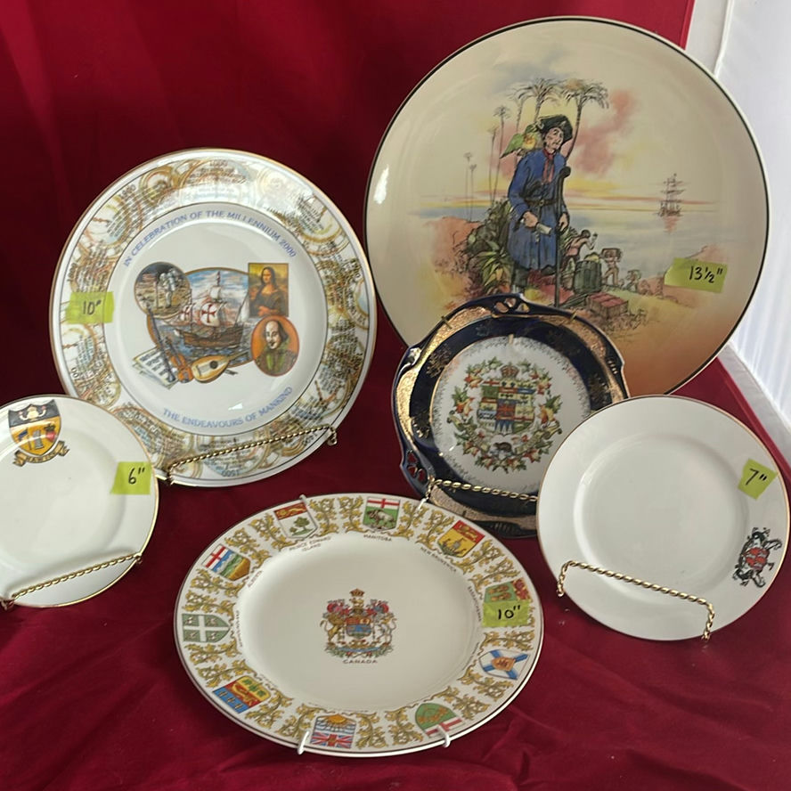 6 Vintage Plates - image 1 of 15