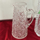 Waterford Alana Crystal Vase, Thomas Webb Water Pitcher and Rogasksa Pitcher - thumbnail 7 of 15