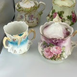 Antique Mustard Pots (7) And Sterling Spoon - thumbnail 3 of 27