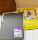 Premium Artist Supply & Sketchbook Lot – Pads, Paper, and Leather Tote - thumbnail 3 of 6
