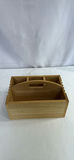 Wooden desk organizer set with magazine/file holders and compartment box - thumbnail 3 of 3