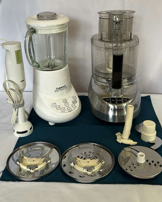 Cuisinart Blender and Food Processor with Attachments plus Braun Hand Blender - Image 1 of 4