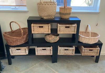 Low Shoe Shelves And Baskets - Image 1 of 5