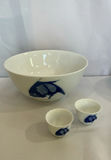 Vintage Misty Rose Porcelain Plates featuring Koi - thumbnail 5 of 7