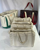 Assorted canvas tote bags - thumbnail 1 of 3