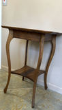 Vintage Tiger stripe Oak Side Table - thumbnail 2 of 5