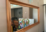 Wood Frame Wall Mirror - thumbnail 1 of 3