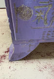 Shabby Chic Purple Painted Three Drawer Dresser - thumbnail 7 of 7