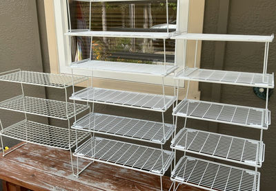 White Rubbermaid Shelving - Image 1 of 4