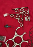 Wrought-iron scrollwork hardware set - thumbnail 2 of 7